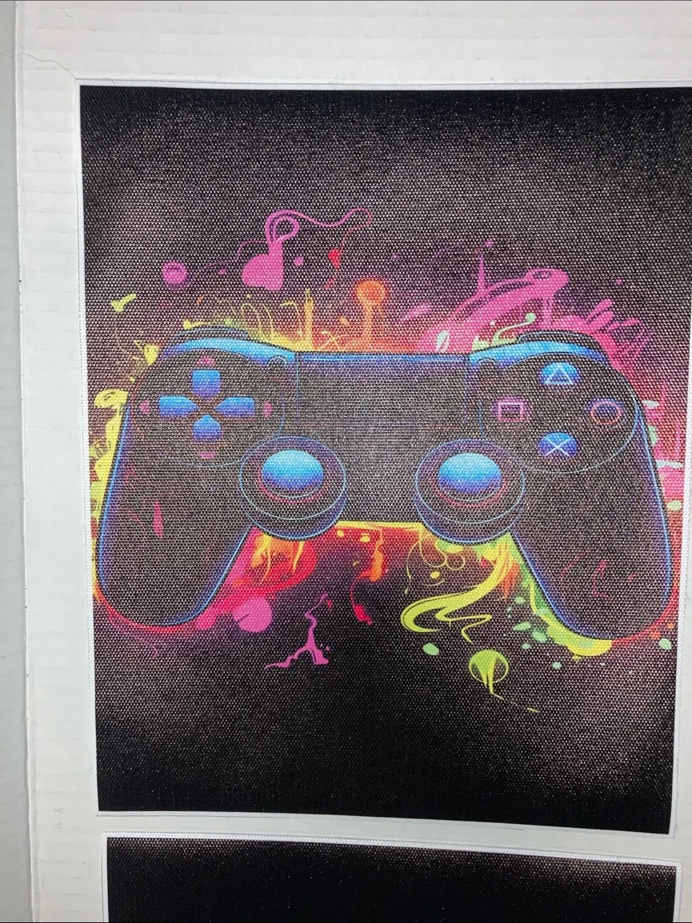 Colorful Video Game Controller Wall Art Prints- Set of 4